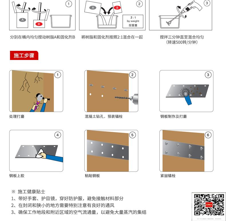 包钢门源粘钢加固施工过程